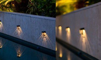 لمبات جدارية أحدث طراز بالطاقة الشمسية